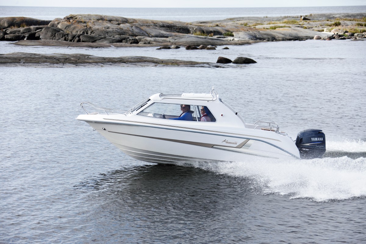 Yamarin 59 Cabin on esittelyssä Pohjois-Suomen Erämessuilla