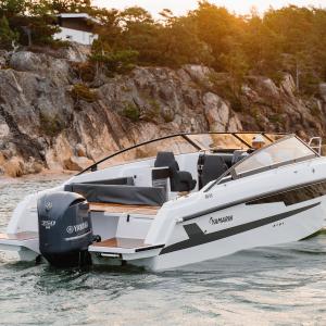 The new Yamarin 88 DC at the Düsseldorf Boat Show