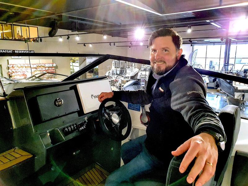 Kemiönsaaren Venekeskuksen toimitusjohtaja Anders Vahtola