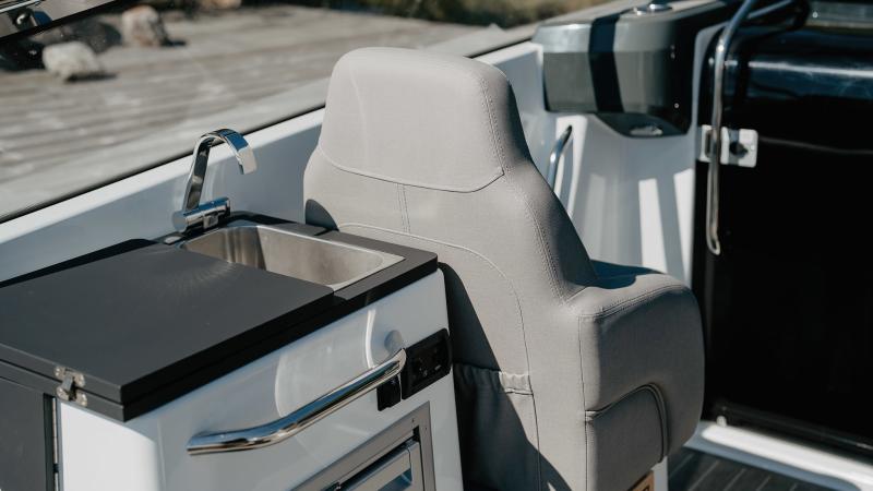 Yamarin 88 DC Premium sahara aft cushions